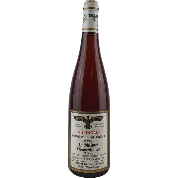Staatsweingüter Eltville (Kloster Eberbach) - Hochheimer Domdechaney Riesling Eiswein-Beerenauslese   1973 - 0,7 l - Bottle Hero