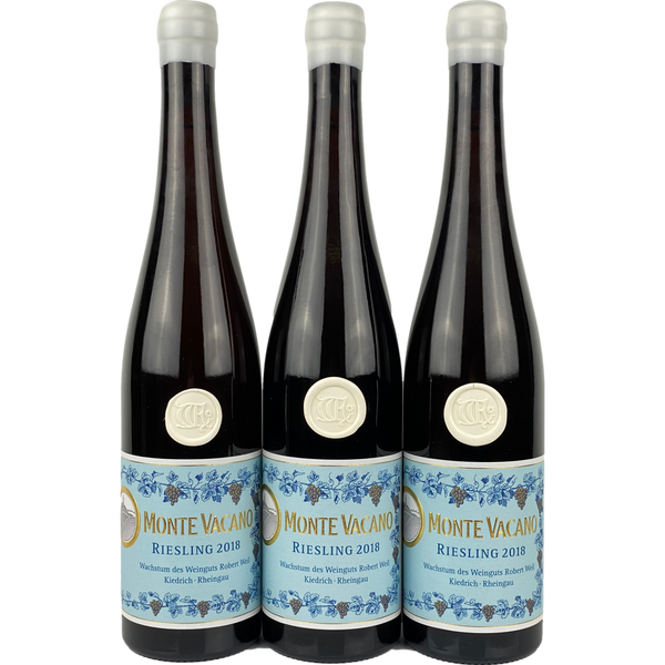 Robert Weil - Monte Vacano Riesling  Versteigerung  2018  - 3*0,75 l OWC - Bottle Hero