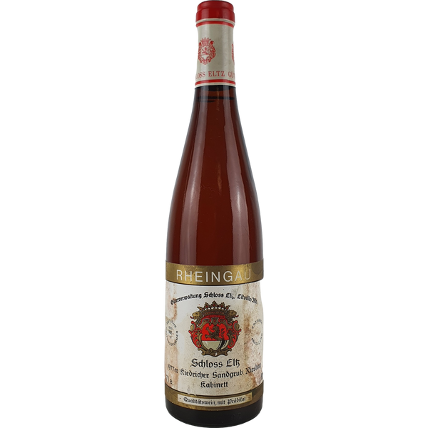 Schloss Eltz - Kiedricher Sandgrub Riesling Kabinett   1977  - 0,7 l - Bottle Hero