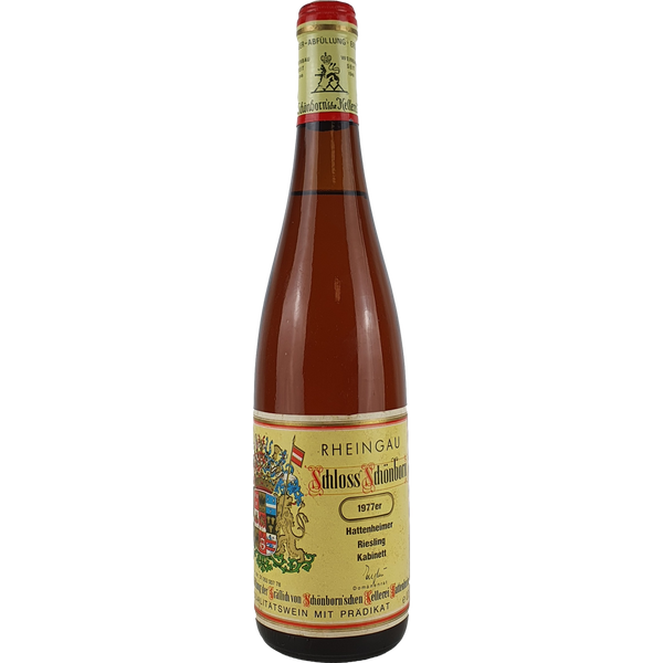 Schloss Schönborn - Hattenheimer Riesling Kabinett   1977  - 0,7 l - Bottle Hero