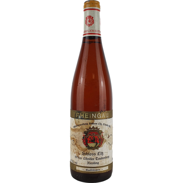 Schloss Eltz - Eltviller Taubenberg Riesling    1978  - 0,75 l - Bottle Hero