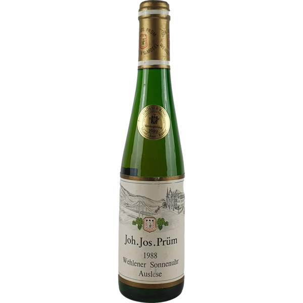 Joh. Jos. Prüm - Wehlener Sonnenuhr Riesling Auslese Goldkapsel Versteigerung 1988  - 0,375l - Bottle Hero