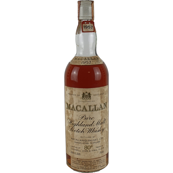 Macallan - Pure Highland Malt Scotch Whisky 80°      1957  - 0,75l - Bottle Hero