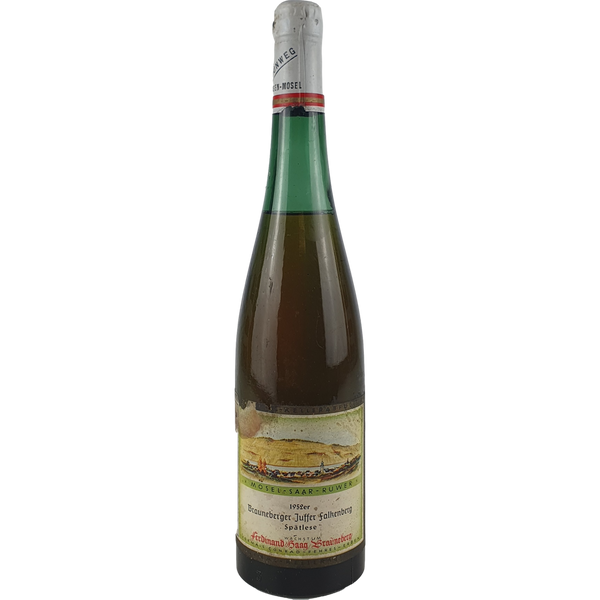 Fritz Haag (Ferdinand Haag Erben) - Brauneberger Juffer Falkenberg Riesling Spätlese    1952  - 0,75l - Bottle Hero