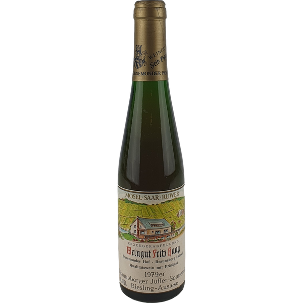 Fritz Haag - Brauneberger Juffer-Sonnenuhr Riesling Auslese Goldkapsel   1979  - 0,375l - Bottle Hero