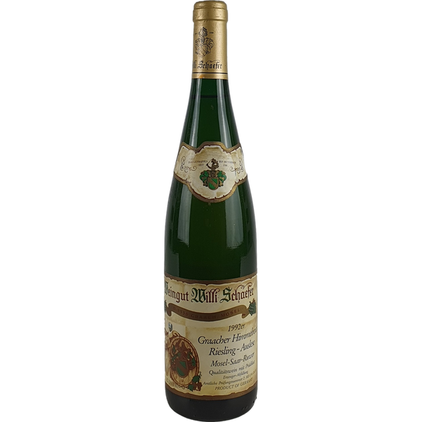 Willi Schaefer - Graacher Himmelreich Riesling Auslese No. 04 Goldkapsel  1992  - 0,75l - Bottle Hero