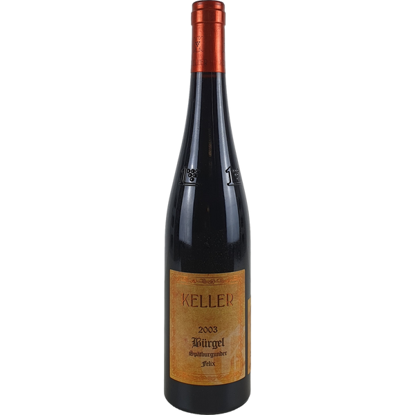 Klaus Peter Keller - Bürgel Spätburgunder Felix Spätburgunder GG - Großes Gewächs    2003  - 0,75l - Bottle Hero