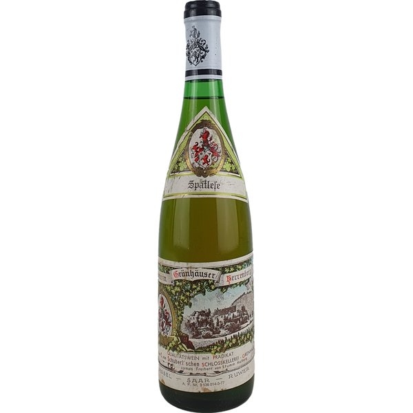 Maximin Grünhäuser (von Schubert) - Herrenberg Riesling Spätlese    1976  - 0,7l - Bottle Hero