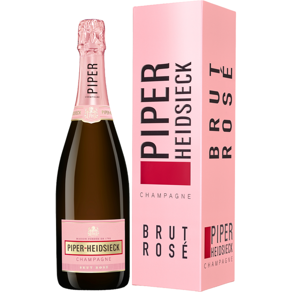 Piper Heidsieck, Piper-Heidsieck Champagne Brut Rosé Giftbox - Bottle Hero