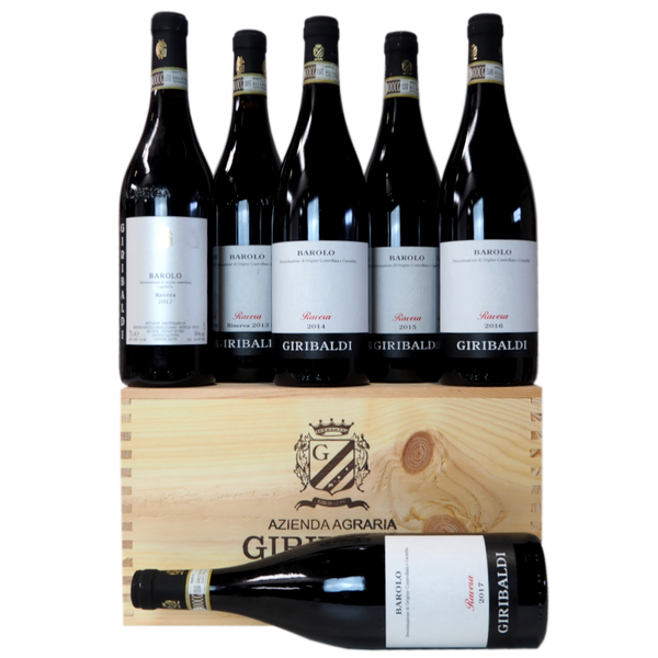 Giribaldi Barolo Ravera Selection 6 fl. i trækasse - Bottle Hero