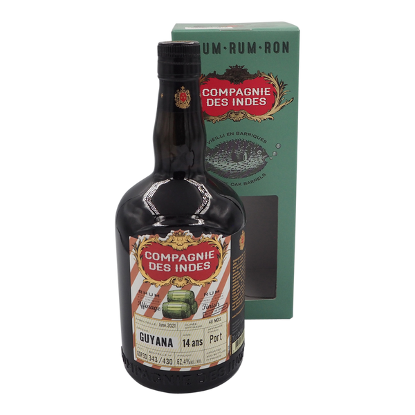 Compagnie Des Indes Guyana 14 ans port. - Bottle Hero