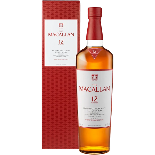 The Macallan Sherry Oak Cask 12 Year Old Single Malt Scotch Whisky - Bottle Hero