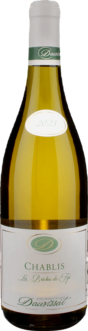 Agnes et Didier Dauvissat Chablis Les Breches de Fye 2025 - Bottle Hero