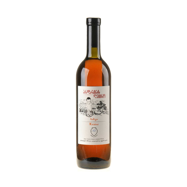 Andrias Gvino Khikhvi Dry Amber Wine 2022 - Bottle Hero