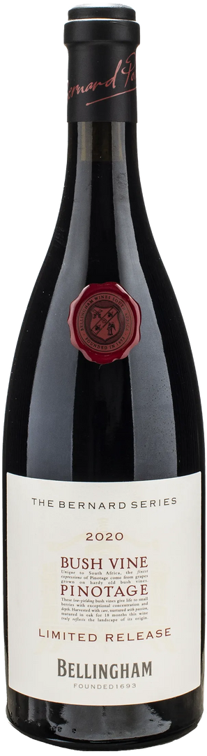 Bellingham The Bernard Series Bush Vine Pinotage Limited Release 2020 - Bottle Hero