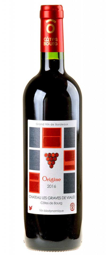 Château les Graves de Viaud Côtes de Bourg Cuvée Origine Bio 2016 - Bottle Hero