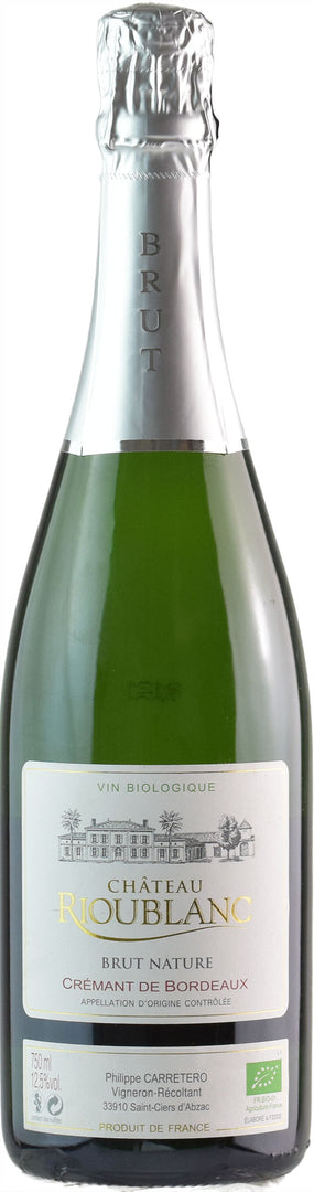 Chateau Rioublanc Cremant De Bordeaux Brut Nature - Bottle Hero
