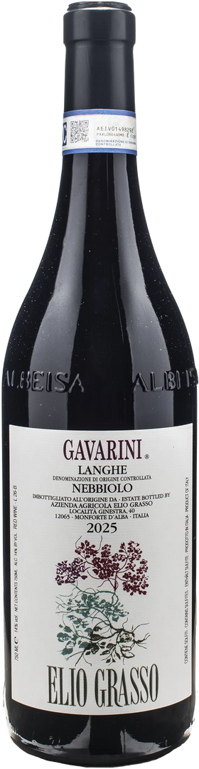 Elio Grasso Langhe Nebbiolo Gavarini 2025 - Bottle Hero