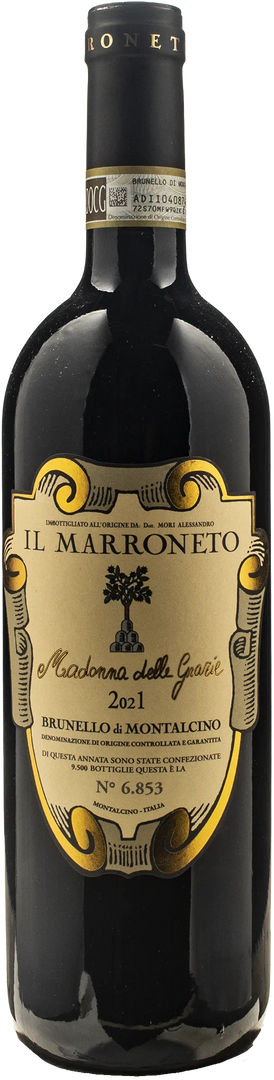 Il Marroneto Brunello Montalcino Madonna delle Grazie 2021 - Bottle Hero
