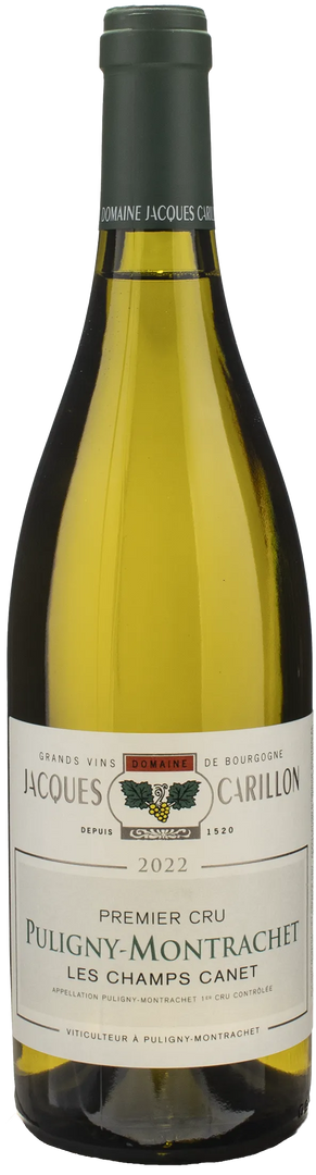 Jacques Carillon Puligny Montrachet 1er Cru Les Champs Canet 2022 - Bottle Hero