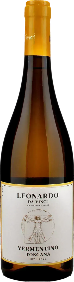 Leonardo da Vinci Vitruviano Vermentino Toscana 2025 - Bottle Hero