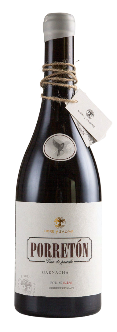 Libre y Salvaje, CariñenaPorretón Garnacha 2021 - Bottle Hero
