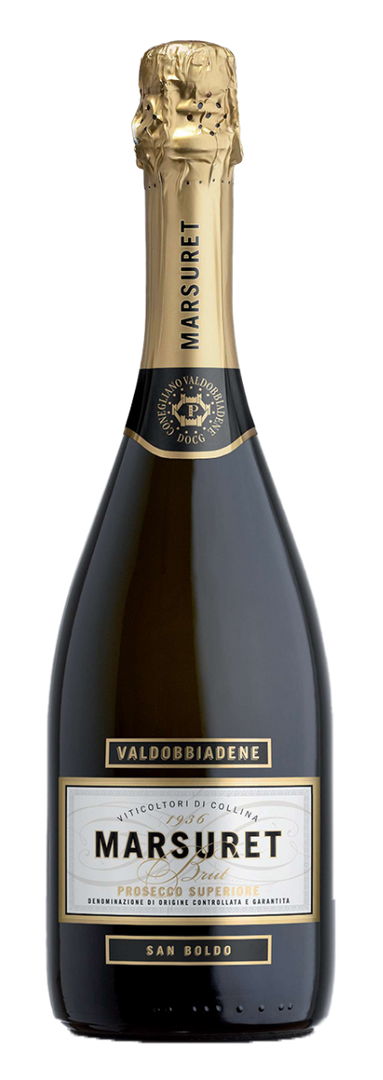 Marsuret, Prosecco Superiore di Valdobbiadene Brut San Boldo nvt NV - Bottle Hero