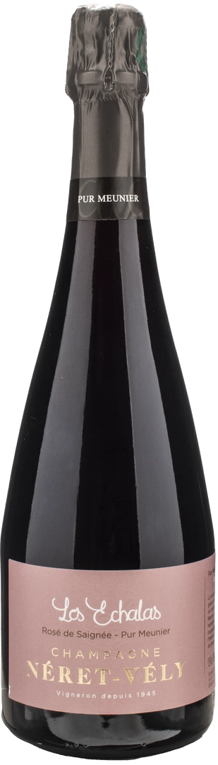 Neret Vely Champagne Les Echalas Pur Meunier Rosè de Saignee Extra Brut - Bottle Hero