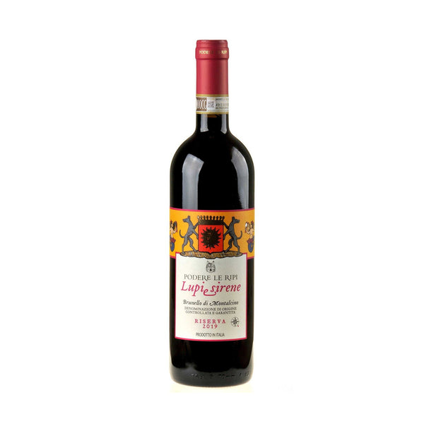 Podere Le Ripi Lupi e Sirene Brunello di Montalcino Riserva 2019 - Bottle Hero