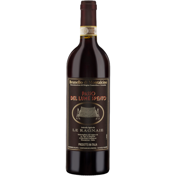 Le Ragnaie Passo del Lume Spento Brunello di Montalcino 2017 DBMG - Bottle Hero