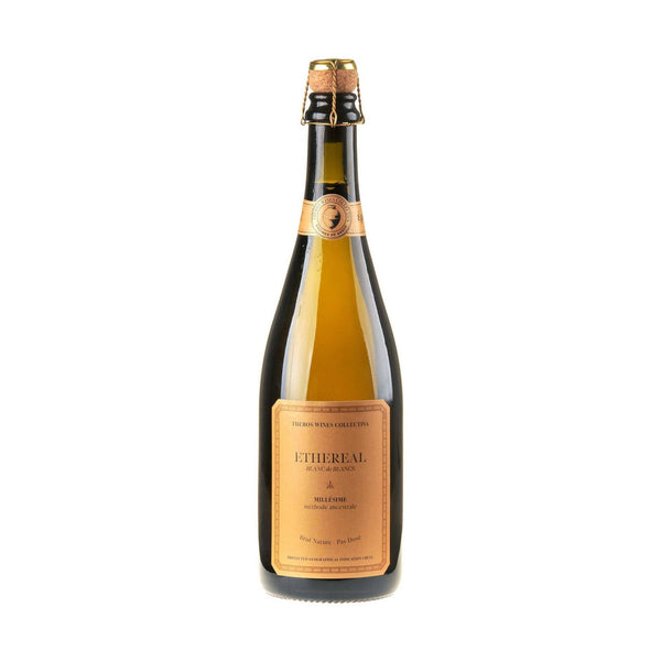 Theros Wines Ethèreal Plyto Blanc de Blancs Brut Nature 2025 - Bottle Hero