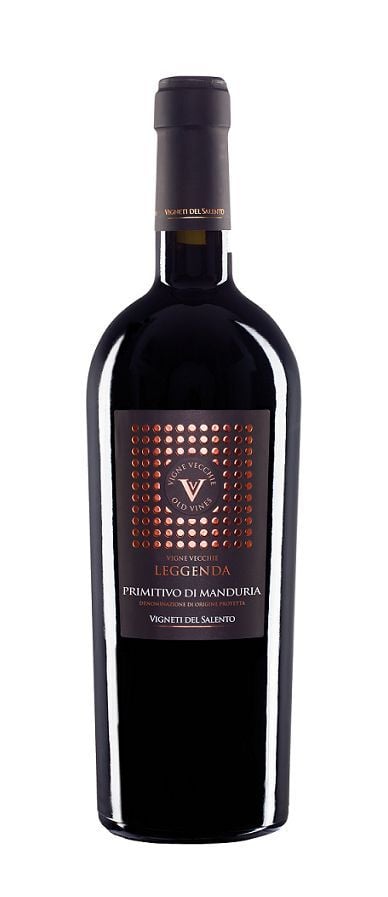 Vigneti del Salento, Vigne Vecchie Leggenda Primitivo di Manduria 2023 - Bottle Hero