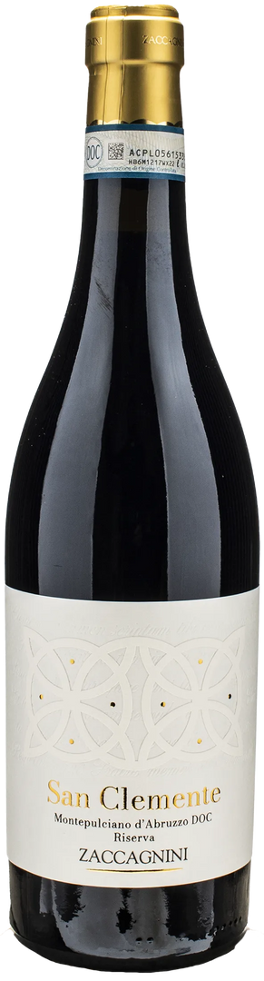 Zaccagnini Montepulciano d'Abruzzo Riserva Casauria San Clemente 2019 - Bottle Hero